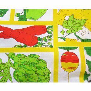 Vintage Napkins Vegetable Motif